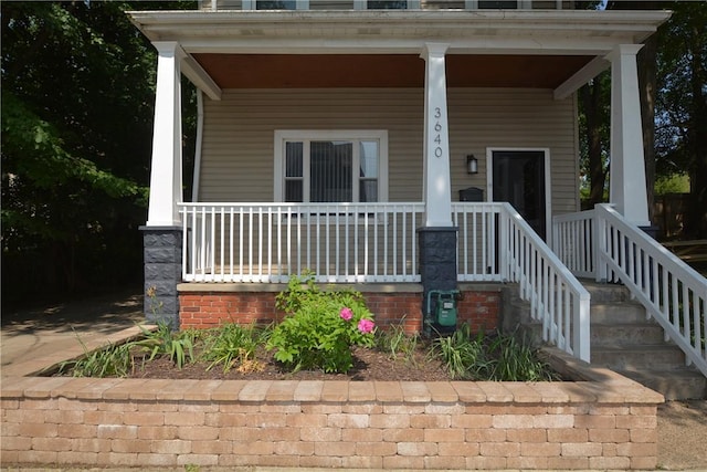 3640 Massachusetts Ave, Brighton Heights, PA 15212 - view of exterior entry with a porch