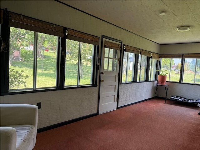 217 Crescent Dr, Hempfield Twp Wml, PA 15601 - sunroom with carpet flooring and plenty of natural light