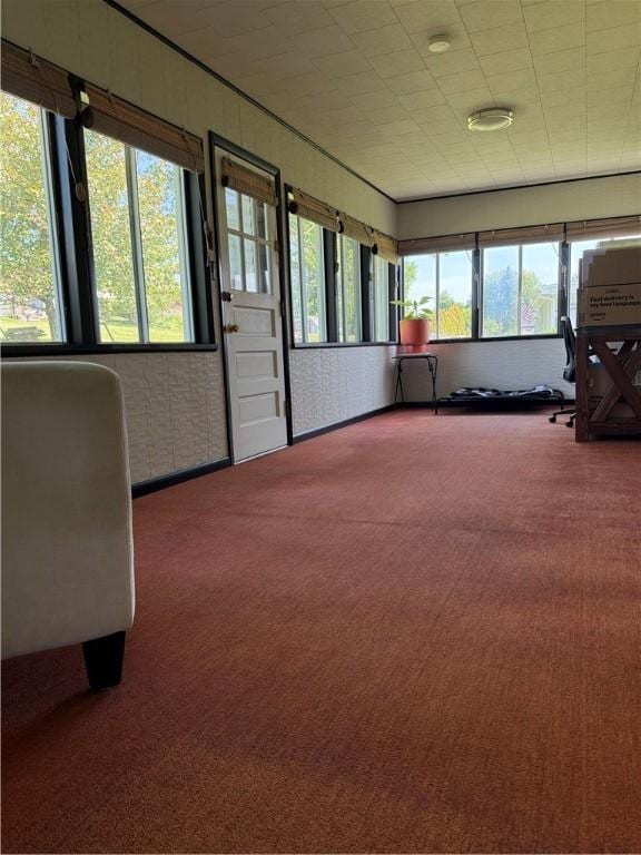 217 Crescent Dr, Hempfield Twp Wml, PA 15601 - sunroom with carpet flooring