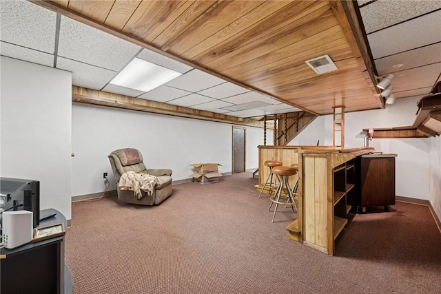 2122 Elizabeth Ct, Export, PA 15632 - finished basement with a dry bar and carpet
