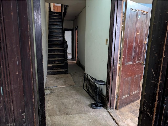 1321-1323 Bingham St, South Side, PA 15203 - hallway with stairs