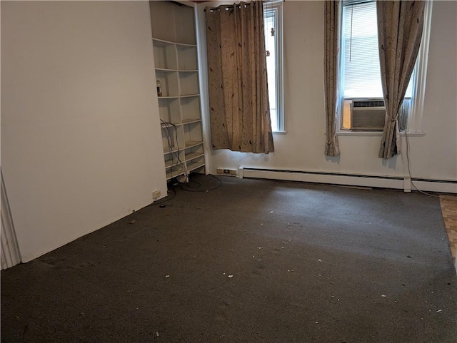 1321-1323 Bingham St, South Side, PA 15203 - empty room featuring baseboard heating and cooling unit