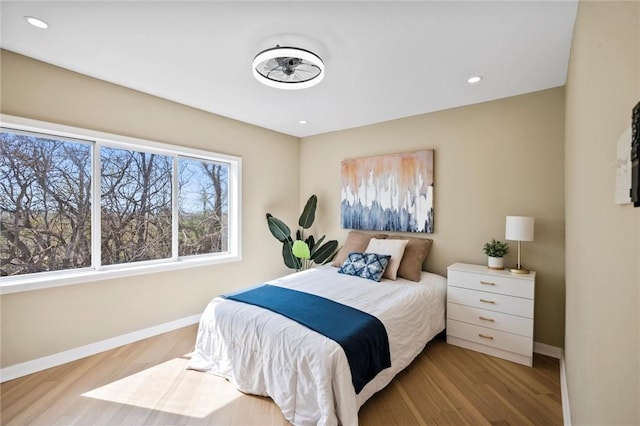 362 Marshall Ave, Observatory Hill, PA 15214 - bedroom featuring baseboards, wood finished floors, and recessed lighting