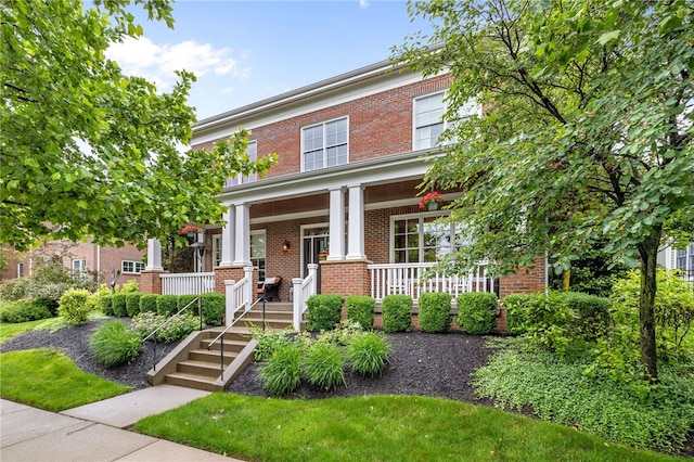 1575 Parkview Blvd, Squirrel Hill, PA 15217 - view of front of house with covered porch and brick siding