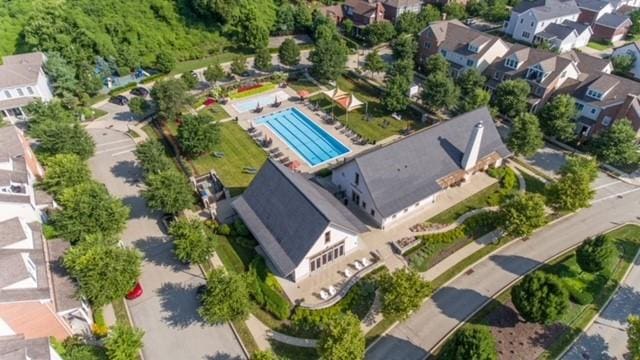 1575 Parkview Blvd, Squirrel Hill, PA 15217 - bird's eye view of a pool area
