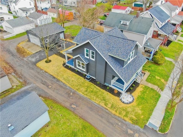407 E Hillcrest Ave, New Castle/2Nd, PA 16105 - aerial perspective of suburban area