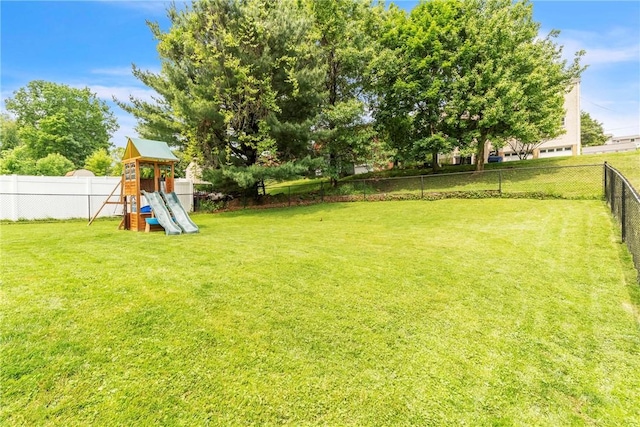 669 Carnival Dr, Plum Boro, PA 15239 - view of yard featuring a playground