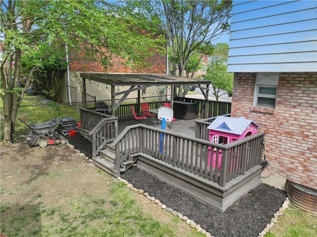105 Canaveral Dr, Penn Hills, PA 15235 - view of wooden deck