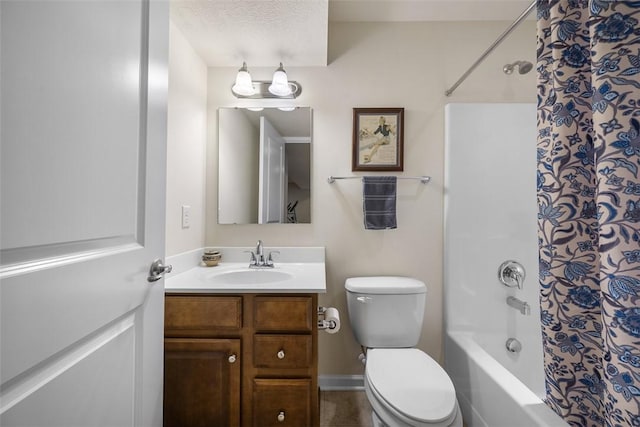 224 Long Ridge Dr, Kennedy Twp, PA 15108 - bathroom with vanity, toilet, and shower / tub combo