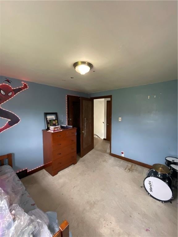 1001 Wible Run Rd, Shaler, PA 15209 - bedroom with baseboards and light carpet