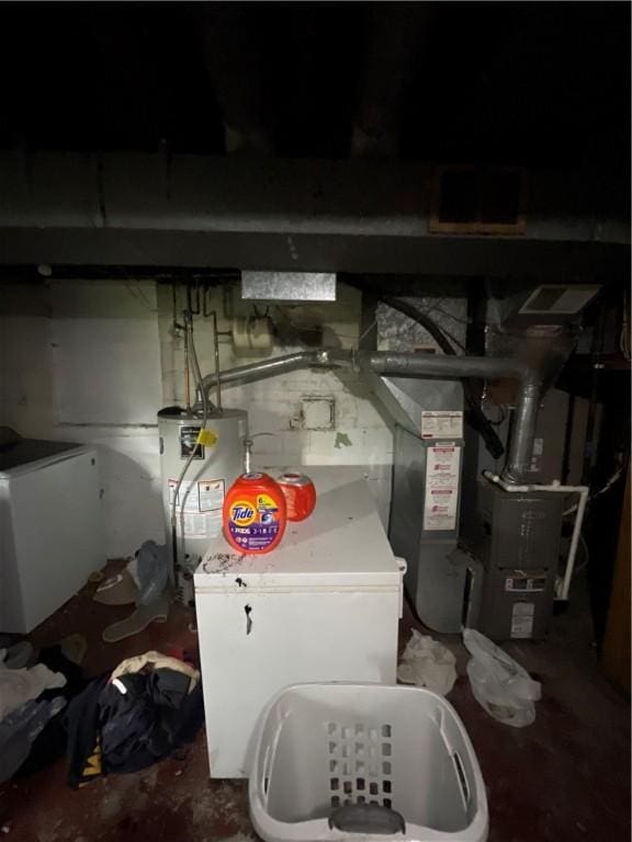 1001 Wible Run Rd, Shaler, PA 15209 - utility room featuring water heater