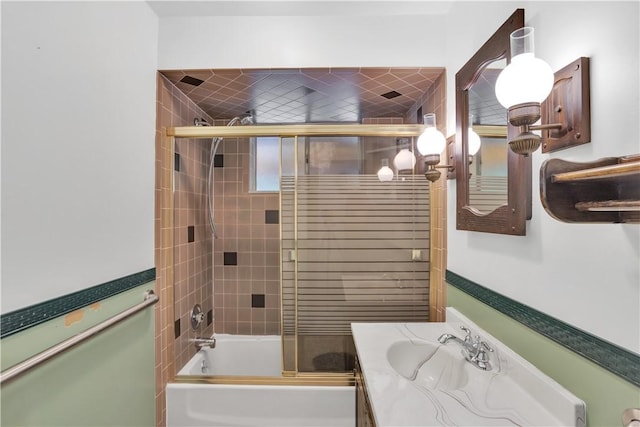 3410 E Stag Dr, West Deer, PA 15044 - full bath featuring combined bath / shower with glass door and vanity