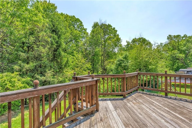 3410 E Stag Dr, West Deer, PA 15044 - view of wooden deck