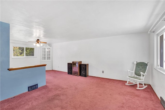 3410 E Stag Dr, West Deer, PA 15044 - carpeted empty room with healthy amount of natural light and a ceiling fan