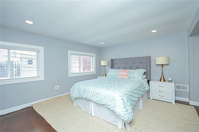 1921 Jane St, South Side, PA 15203 - bedroom with baseboards, recessed lighting, and wood finished floors