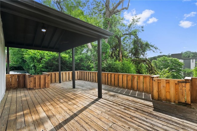 220 Dewey St, Edgewood, PA 15218 - view of wooden terrace
