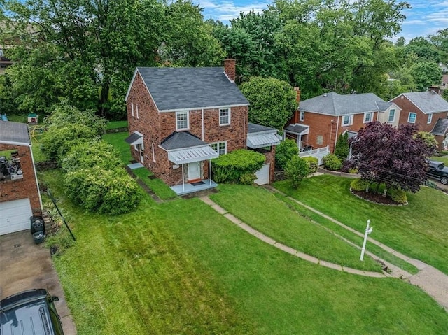 142 Slater Dr, Pleasant Hills, PA 15236 - aerial view of property and surrounding area