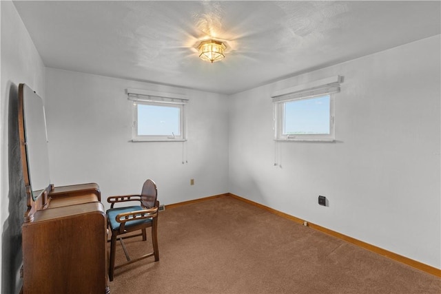 719 12th St, Pitcairn, PA 15140 - living area featuring healthy amount of natural light, baseboards, and carpet