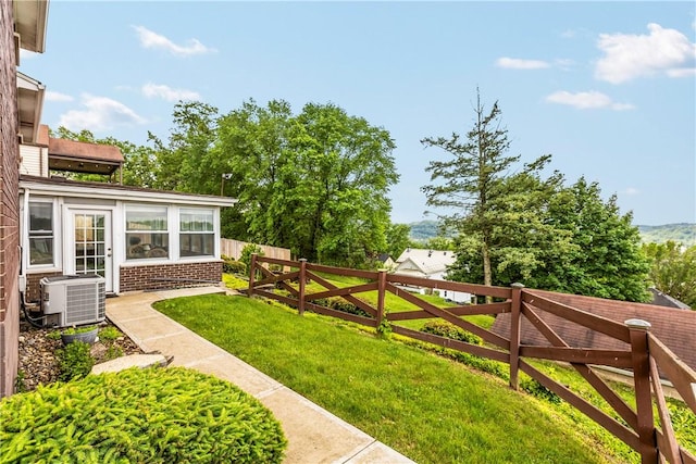 719 12th St, Pitcairn, PA 15140 - view of yard with central AC