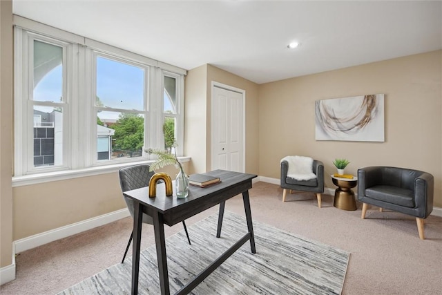 5822 Rippey St, East Liberty, PA 15206 - office with light carpet and baseboards