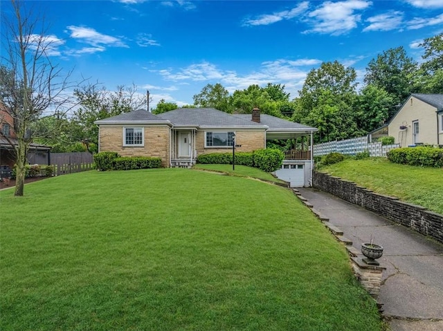 115 Norrington Dr, South Park, PA 15236 - view of front of house with asphalt driveway, a garage, and a chimney