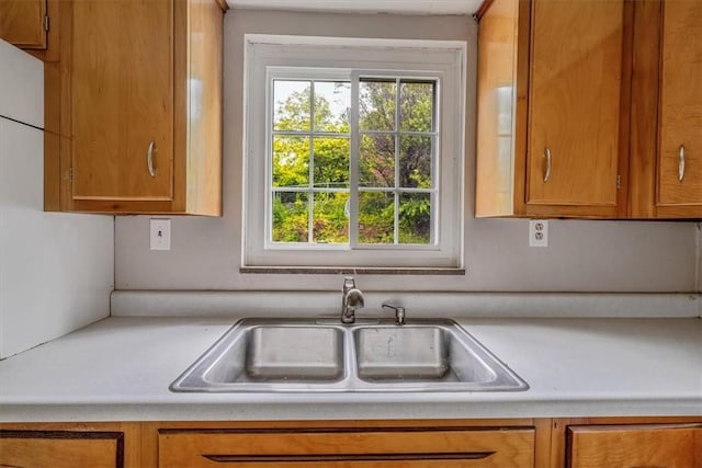 115 Norrington Dr, South Park, PA 15236 - kitchen with a sink, plenty of natural light, and light countertops