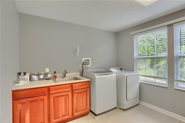 8014 Maureen Dr, Cranberry Twp, PA 16066 - washroom with washing machine and dryer, cabinet space, and baseboards