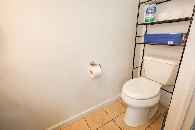 343 Whitestown Rd, Twp Of But Nw, PA 16001 - bathroom featuring baseboards, toilet, and tile patterned flooring