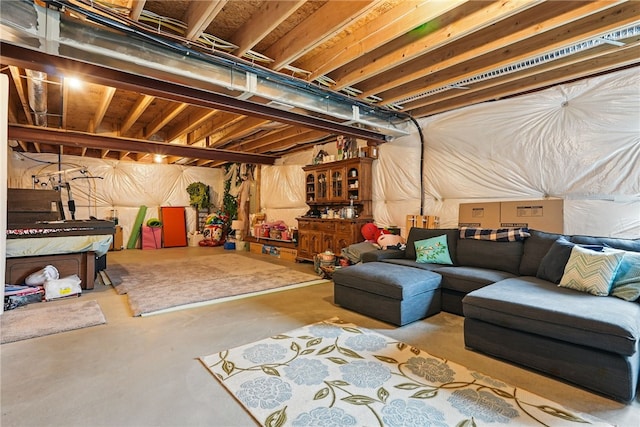 407 Isabella Ct, Zelienople Boro, PA 16063 - view of unfinished basement