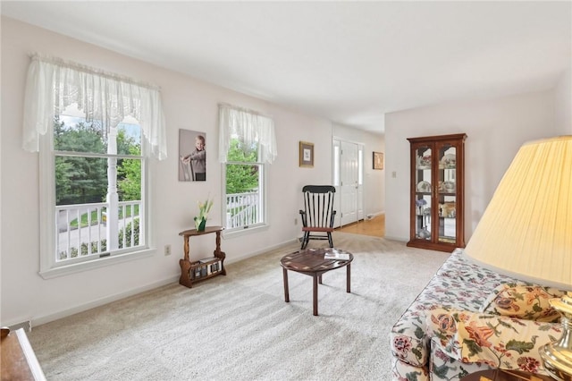 1025 Manor Vue Ct, Murrysville, PA 15626 - carpeted living room featuring plenty of natural light