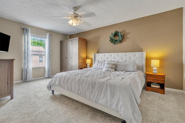 309 Wildflower Ct, Ross Twp, PA 15202 - bedroom featuring carpet, baseboards, and ceiling fan