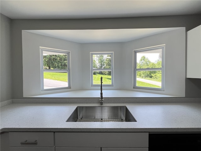 500 Main St, North Union Twp, PA 15456 - kitchen featuring a sink and light stone counters