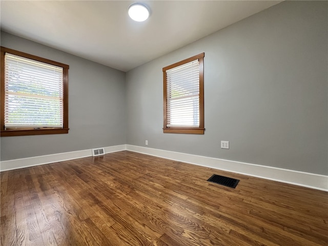 500 Main St, North Union Twp, PA 15456 - unfurnished room with dark wood-style flooring and baseboards