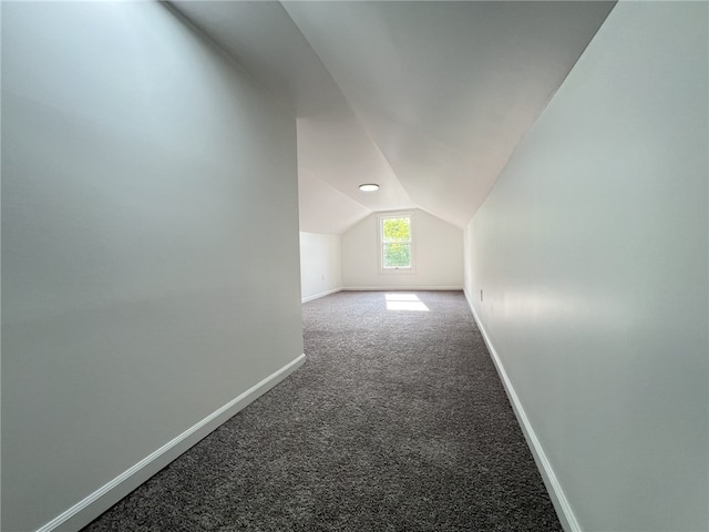 500 Main St, North Union Twp, PA 15456 - bonus room featuring carpet, vaulted ceiling, and baseboards