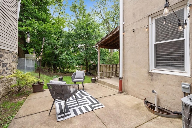 1313 Virginia Ave, Mt Washington, PA 15211 - view of patio featuring central AC unit