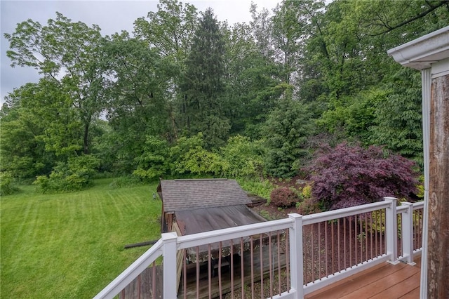 3333 Walther Ln, Upper St Clair, PA 15241 - wooden deck with a lawn