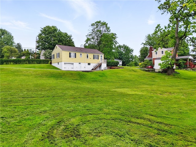 2600 Locust Ln, Hampton, PA 15101 - view of grassy yard featuring stairway
