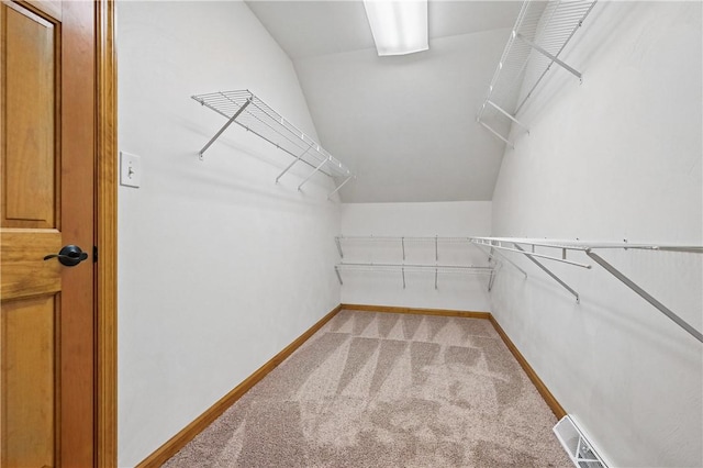 807 Rembrandt Cir, Hempfield Twp Wml, PA 15642 - walk in closet with lofted ceiling and light colored carpet
