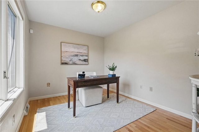 807 Rembrandt Cir, Hempfield Twp Wml, PA 15642 - office space featuring light wood-style floors, plenty of natural light, and baseboards