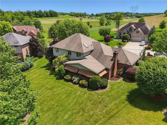 807 Rembrandt Cir, Hempfield Twp Wml, PA 15642 - view from above of property