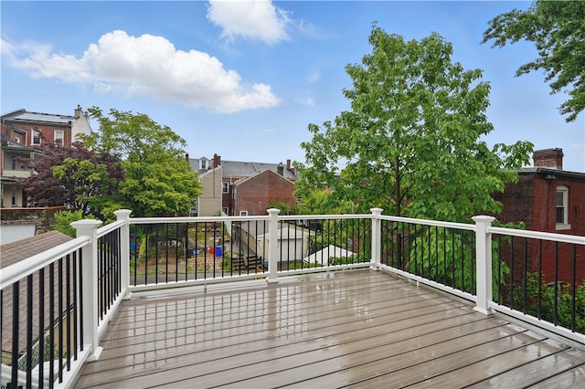 346 45th St, Lawrenceville, PA 15201 - view of wooden deck