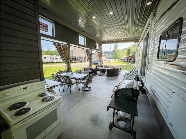126 Dockside Ln, Bradys Bend Twp, PA 16028 - view of patio featuring an outdoor living space and outdoor dining space