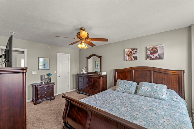 210 Brae Glen Dr, North Strabane, PA 15317 - bedroom featuring carpet flooring, ceiling fan, and baseboards