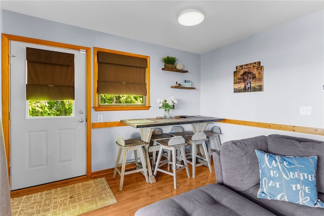 7832 Chase Dr, Shenango-Cra, PA 16134 - dining room featuring wood finished floors and baseboards