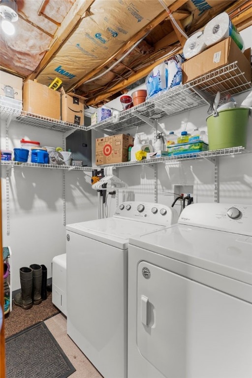 7832 Chase Dr, Shenango-Cra, PA 16134 - laundry area with independent washer and dryer