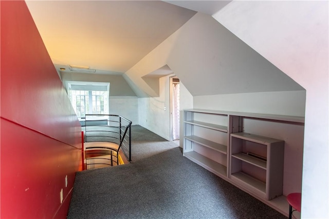 6542 Dalzell Pl, Squirrel Hill, PA 15217 - additional living space featuring carpet floors and lofted ceiling