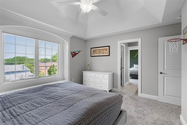 301 Chinquapin Ln, Marshall, PA 15090 - bedroom featuring light carpet, a ceiling fan, and baseboards