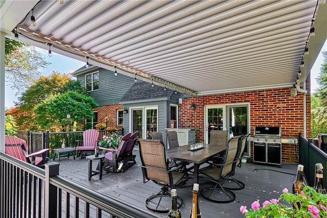 510 Fair Vista Ct, Pine Twp Nal, PA 15090 - deck featuring outdoor dining space and a grill