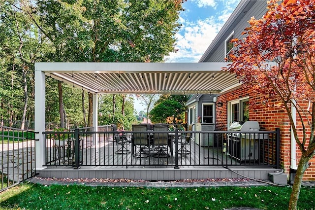 510 Fair Vista Ct, Pine Twp Nal, PA 15090 - view of patio / terrace with central AC and outdoor dining space