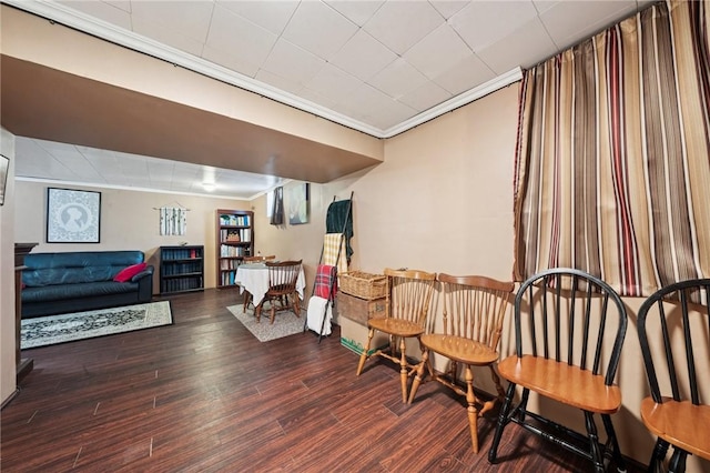 4335 Frank St, Whitehall, PA 15227 - dining area featuring ornamental molding and wood finished floors